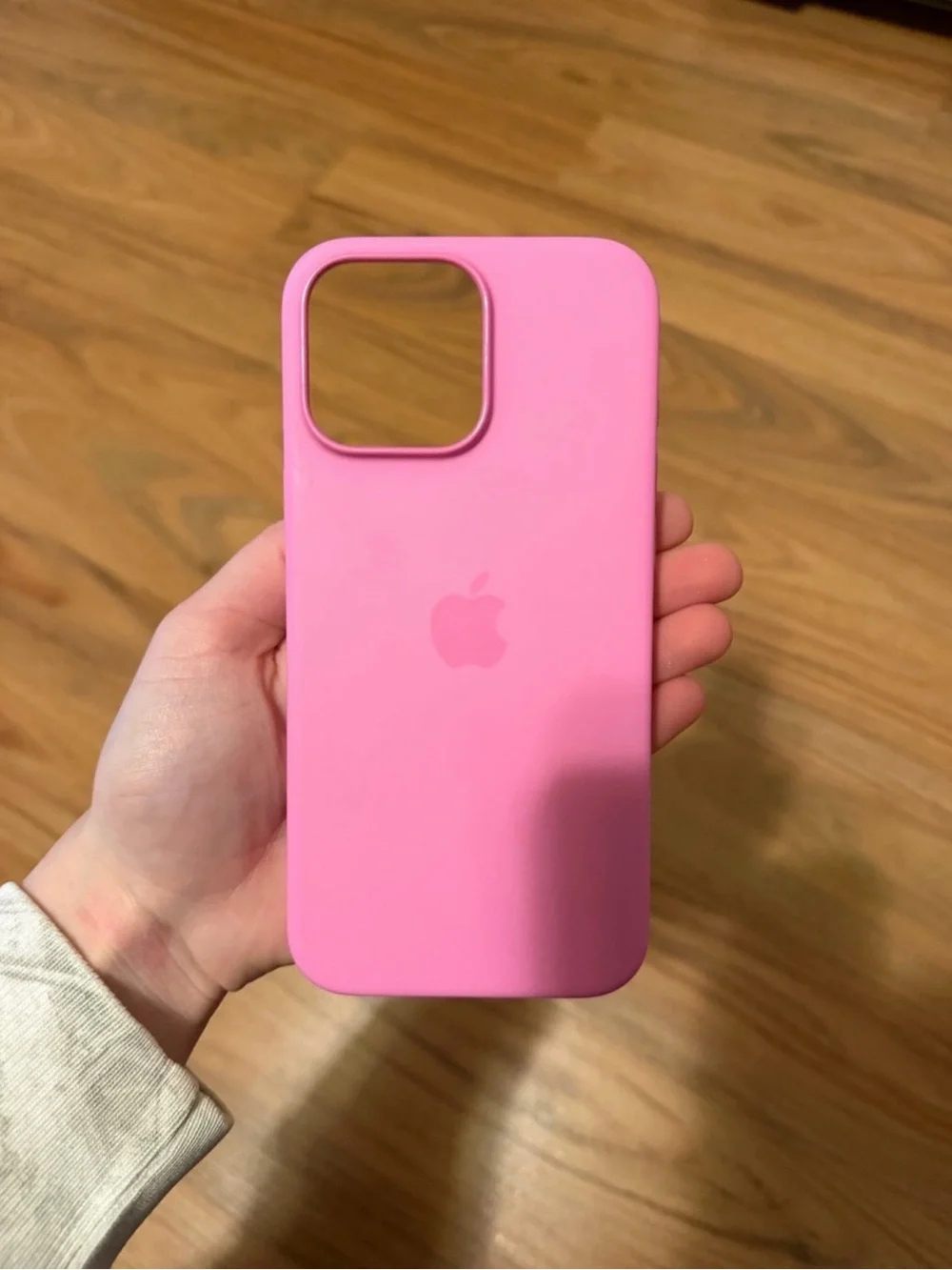 Apple Pink Silicone iPhone Case with Soft-Touch Finish